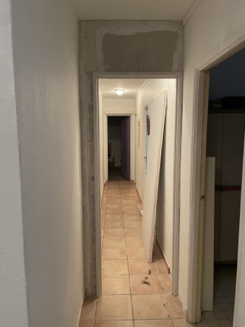 travaux couloir et porte