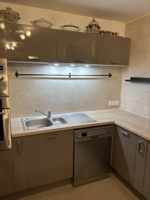 installation de cuisine, evier et lave vaisselle