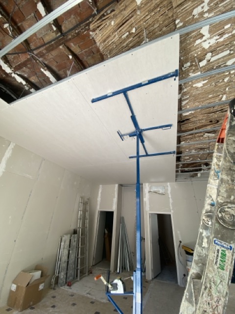 travaux de plafond
